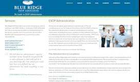 
							         ESOP Administration - Blue Ridge ESOP Associates								  
							    