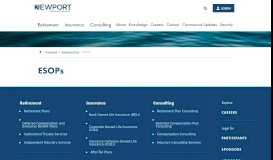 
							         ESOP Plans: Employee Stock Ownership Plans | Newport Group								  
							    