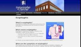 
							         Esophagitis | Gastroenterology & Hepatology of CNY								  
							    