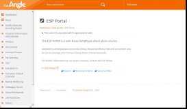
							         ESP Portal | The Angle								  
							    