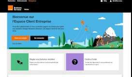 
							         Espace Client Entreprise - Orange Business Services								  
							    