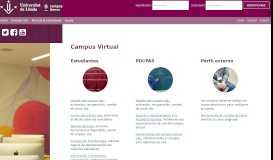 
							         Español : Inicio - Campus Virtual UdL								  
							    