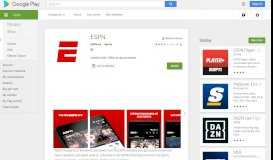 
							         ESPN - Apps on Google Play								  
							    