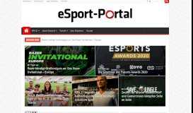 
							         eSport-Portal: Startseite								  
							    