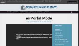 
							         es'Portal Mode – EINKAUFEN IN MICHELSTADT								  
							    