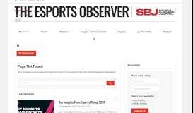 
							         Esports Careers Job Portal - The Esports Observer								  
							    