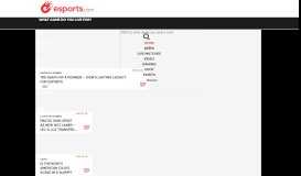 
							         eSports.com - eSports News, Scores, Statistics, Match Analysis								  
							    