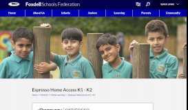 
							         Espresso Home Access K1 - K2 | Foxdell Schools Federation								  
							    