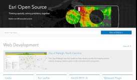 
							         Esri GitHub | Open Source and Example Projects from the Esri ...								  
							    