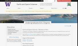
							         ESS B.A. Degree - Earth and Space Sciences - University of ...								  
							    