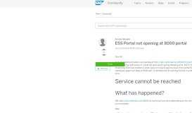 
							         ESS Portal not opening at 8000 portal - SAP Archive								  
							    