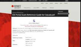 
							         ESS Portal Quick Reference Guide for Casuals.pdf - RMIT University								  
							    