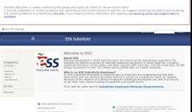 
							         ESS Substitute - Frontline Recruitment - Applitrack.com								  
							    