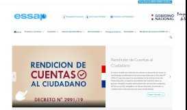
							         ESSAP | Empresa de Servicios Sanitarios del Paraguay S.A.								  
							    