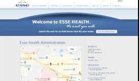 
							         Esse Health Administration - Esse Health								  
							    