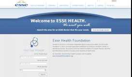 
							         Esse Health Foundation - Esse Health								  
							    