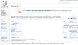 
							         Essendant - Wikipedia								  
							    
