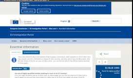 
							         Essential information | EU Immigration Portal - European Commission								  
							    