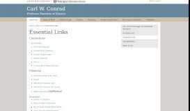 
							         Essential Links | Carl W. Conrad - Arts & Sciences Pages								  
							    