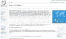 
							         Essential medicines - Wikipedia								  
							    
