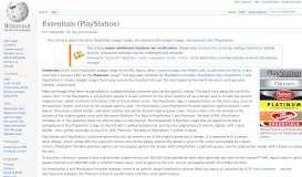 
							         Essentials (PlayStation) - Wikipedia								  
							    