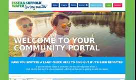 
							         Essex and Suffolk Water: Community Portal								  
							    