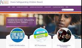 
							         Essex Safeguarding Children Board								  
							    