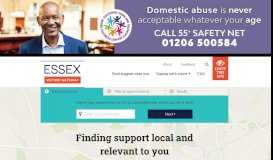 
							         Essex Victims Gateway |								  
							    