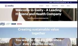 
							         Essity - A Leading Hygiene and Health Company | Global Corporate ...								  
							    