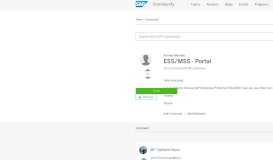 
							         ESS/MSS - Portal - SAP Q&A								  
							    