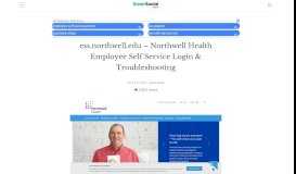
							         ess.northwell.edu - Northwell Health Employee Self Service ...								  
							    
