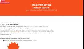 
							         ess.portal.gov.gg by States of Guernsey certificate (08:32:e5:39:5f:a9 ...								  
							    