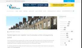 
							         Estate agents can register now to preview online conveyancing portal ...								  
							    