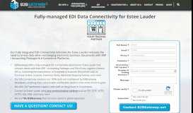 
							         Estee Lauder Fully-managed EDI | B2BGateway								  
							    