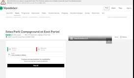 
							         ESTES PARK CAMPGROUND AT EAST PORTAL - Reviews (CO ...								  
							    