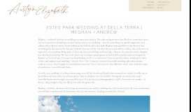 
							         Estes Park Wedding at Della Terra | Meghan + Andrew | Austyn ...								  
							    