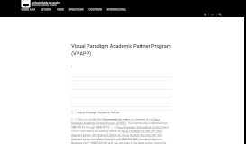 
							         ESTGA › Visual Paradigm Academic Partner Program (VPAPP)								  
							    
