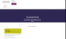 
							         Estimote Community Portal								  
							    