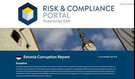 
							         Estonia Corruption Report - Business Anti-Corruption Portal								  
							    