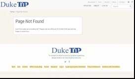 
							         eStudies Instructor/ Updater | Duke TIP								  
							    