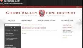 
							         eSuite Employee HR Portal | Chino Valley Independent Fire District, CA								  
							    