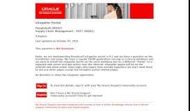 
							         eSupplier Portal - Oracle								  
							    