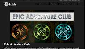 
							         ETA Launches Epic Adventure Club - Epic Team Adventures								  
							    
