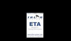 
							         ETA Mobile - Talon Systems								  
							    
