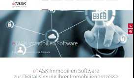 
							         eTASK Immobilien Software | Digitale Immobilienprozesse für Profis								  
							    