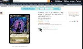 
							         Ethereal PORTAL STONE Loot Card: World of Warcraft ... - Amazon.com								  
							    