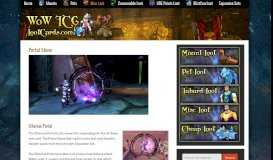 
							         Ethereal Portal WoW Loot | Portal Stone WoW TCG Loot Card								  
							    