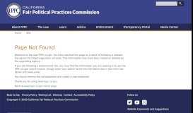 
							         Ethics Training - California Fair Political Practices Commission - CA.gov								  
							    