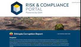 
							         Ethiopia Corruption Report - Business Anti-Corruption Portal								  
							    