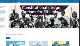 
							         Ethiopian Legal Information Portal- Find laws, cases, legal resources ...								  
							    
